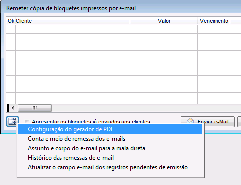 Como enviar boletos por e-mail no NXS. Figura 2. Configuração