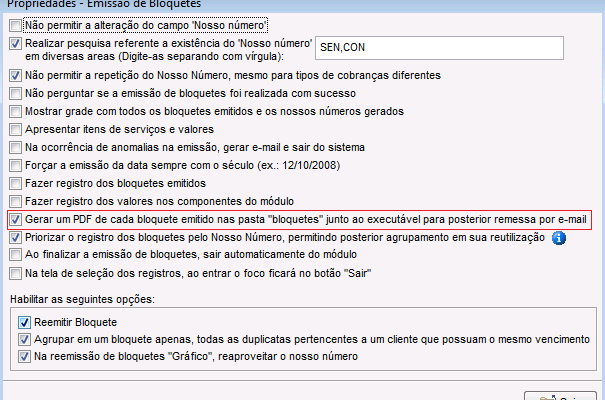 Como enviar boletos por e-mail no NXS. Figura 4. Gerar pdf dos boletos