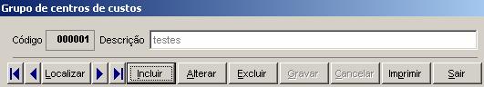 Grupo de Centro de Custos. Como fazer