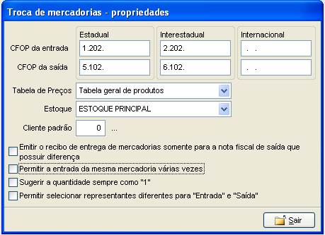 Como funciona o módulo de Troca de Mercadorias. Figura 2. Propriedades