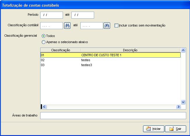 Totalização de contas: receitas e despesas por período. Totalização de contas: receitas e despesas por período. Área: Finanças / Relatórios / Menu - Gerencial.Consulta/campos Totalização de Contas Relatório CONCEITO Demonstrar a estrutura…