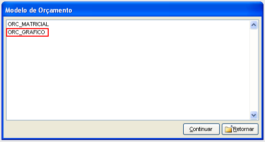 Como enviar um orçamento por e-mail. Figura 2. Modelo de Orçamento Gráfico.