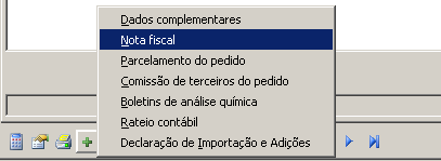 Como emitir uma Nota Fiscal Complementar de IPI. Figura 4 - Consulta dos valores da nota fiscal