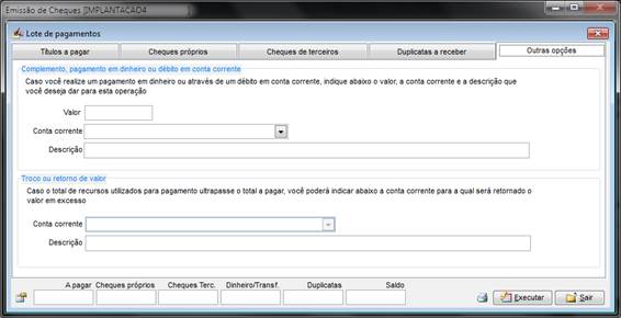 Como realizar um Lote de Pagamentos. Na aba Cheques de terceiros (Figura4), o cliente realiza o pagamento dos títulos através de cheques de terceiros. O cliente digita o código do…