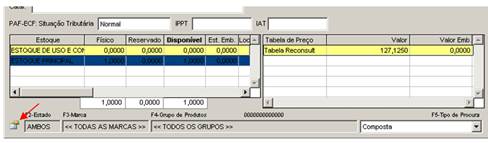 Como configurar o Custo por Estoque. Figura 8. Acessando a propriedade da consulta de estoque