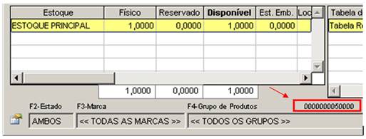 Como configurar o Custo por Estoque. Figura 10. Mostrando custo discretamente na consulta de estoque