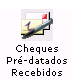 Como tratar o Recebimento de Cheques. Figura 6. Aba Finanças, Cheques Pré-datados Recebidos