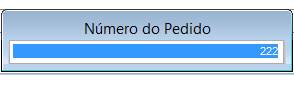 Como gerar um pedido e faturá-lo. Figura 11, número do pedido.