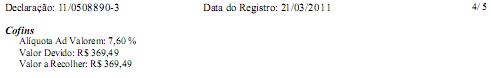 Como configurar a declaração de importação e suas adições. Figura 14. Itens das adições (2)