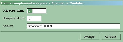 Propriedades do Cadastro de Orçamento. Imagem 2 da fonte.